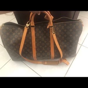 Fabulous large Louis Vuitton duffel bag!